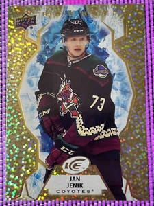 2021-22 Upper Deck Ice Jan Jenik #117 Gold Rookie Retail Base Arizona Coyotes - Picture 1 of 2