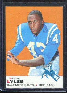 1969 Topps Football # 72 Lenny Lyles (NM-MT) Near Mint to Mint - Picture 1 of 2