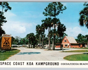 Postal de colección Space Coast KOA Kampground Cocoa Beach Rockledge FL años 70 sin publicar - Imagen 1 de 4
