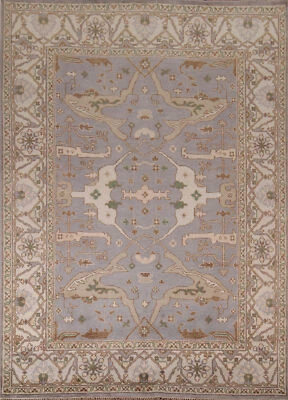 Oushak Oriental Area Rug 8x10 ft. Handmade Wool Traditional Carpet - Image 1 of 4