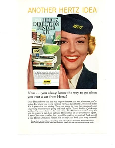 1959 CHEVROLET IMPALA, BEL AIR, BISCAYNE ~ ORIGINAL HERTZ AD - Picture 1 of 2