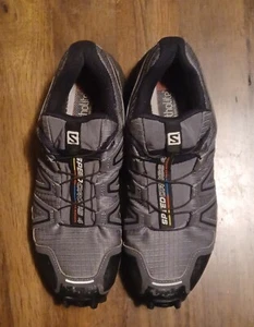 Men’s SALOMON Speedcross 4 Gray Trail Running Shoes Hiking Fit Men’s Size 7.5 - Picture 1 of 14