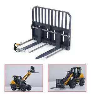 Horquilla metálica para cargador hidráulico LESU 1/14 RC AOUE MCL8 AT1050 coches modelo piezas - Imagen 1 de 8