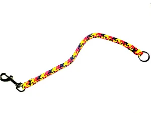 Neckline, Verbindungsleine 40cm lang mit Rundring und Karabiner mehrere Farben - Bild 1 von 36