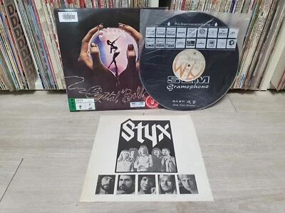 Styx – Crystal Ball 1982  Korea Promo Vinyl LP Insert Rare - Image 1 of 4