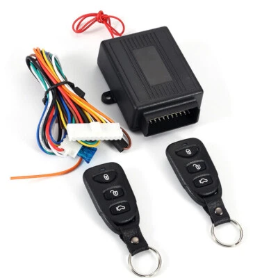 2PC Remote Controllers Keyless Entry System Car Remote Central Door Lock Locking - Image 1 of 4