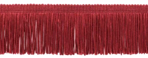 Chainette Fringe Trim 2 inch, Style# CF02, Color# E10 - Dark Wine Red [11 Yards] - Picture 1 of 1