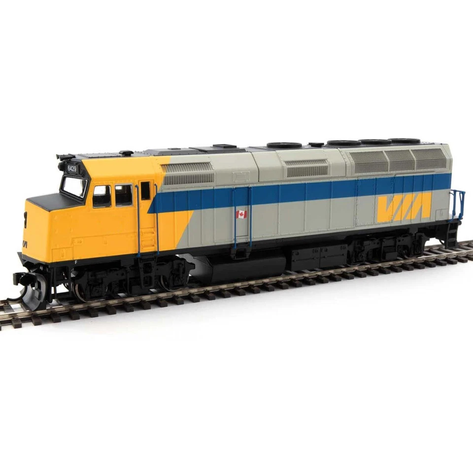 Walthers 910-19475 EMD F40PH ESU Sound & DCC VIA #6406 Locomotive HO Scale - Image 1 of 1