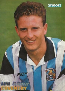 FOTO FIRMADA POR KEVN GALLACHER ~ COVENTRY / DUNDEE UNITED / BLACKBURN / ESCOCIA - Imagen 1 de 2