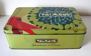 SCATOLA LATTA TALMONE - GIANDUIOTTI DI TORINO  ANNI 40 - Imagen 1 de 1