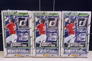 LOT OF 3 - 2025 Panini Donruss Baseball Hobby Box Sealed - Picture 1 of 2