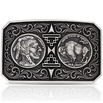 Hebilla Montana Silversmiths Westward Way Foto 1 de 4