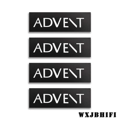 Advent Speaker Without Border Logo Badge 57.2mm(2.25")X19.1mm(0.75") - Image 1 of 4