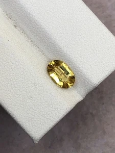 Natural Yellow Color Apatite 1.10 Carat Oval Shape Origin Africa - Picture 1 of 11