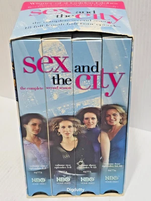 Sex and the City: The Complete Second Season VHS 4 Tape Box Set - HBO (2001) - Image 1 of 4