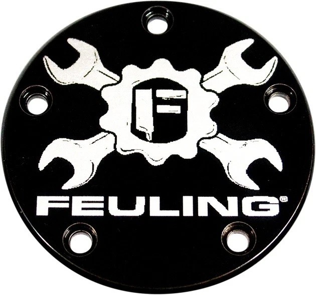 Feuling Gear Cross Wrench Points Cover Black #9124 Harley Davidson - Image 1 of 1