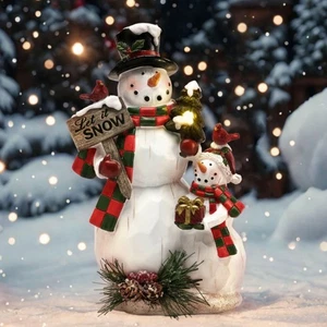 TERESA'S COLLECTIONS Outdoor Weihnachtsdeko, Weihnachten Schneemann Deko, W... - Bild 1 von 9