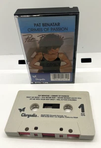 Pat Benatar Crimes Of Passion Cassette Tape 1980 Chrysalis - TESTED SHIPS FAST - Picture 1 of 5