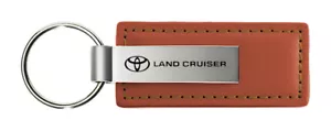 Toyota Land Cruiser Leather Keychain (Brown) - Picture 1 of 4
