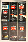 Vintage Gas Oil Road Maps Phillips 66, 1960'S, Lot Of Six