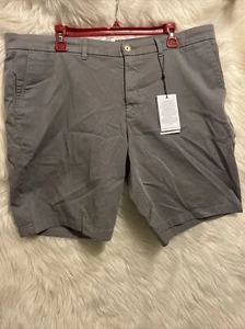 Robert Graham Shorts Mens 36 Gray Belgrade Classic Fit Casual Chino Stretch $98 - Picture 1 of 7