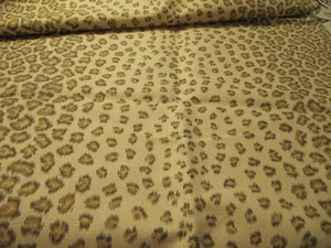(2) Pieces 1 Yard(38")L x 22"W, New Linen Fabric(Remnant), Animal Print - Picture 1 of 3