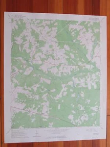 Oakwood South Carolina 1965 Original Vintage USGS Topo Karte - Bild 1 von 1