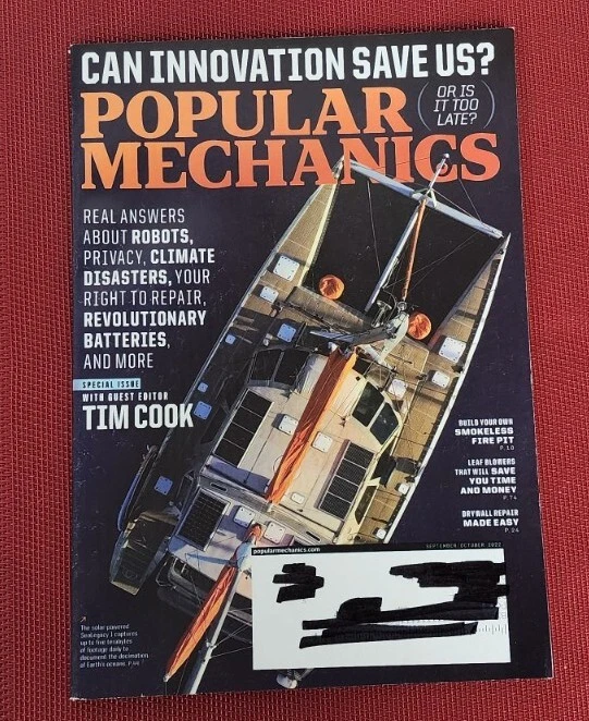 Popular Mechanics September/October 2022 Build Your Own Smokeless Fire Pit pb - Image 1 of 4