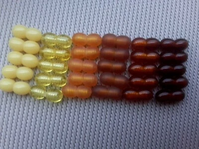 Jewelery  Screw Plastic Clasps   5 pieces select Nr. - Image 1 of 2