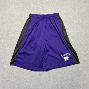 Colosseum Kansas State Wildcats Athletic Shorts Mens Medium Purple Power Cat KSU - Picture 1 of 11