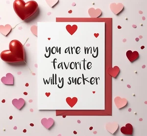Funny Valentines Day Card Rude Card Wife Husband Boyfriend Girlfriend BCR532 - Picture 1 of 3