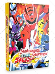 Jyuuken Sentai Gekiranger Complete 49 Episodes DVD Japanese Tokusatsu Superhero - Picture 1 of 7