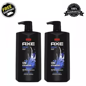 Axe Phoenix Refreshing Long Lasting Body Wash, Crushed Mint & Rosemary, 32oz,2PK - Picture 1 of 10