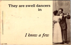 Vintage Post Card They are swell dancers - Picture 1 of 2