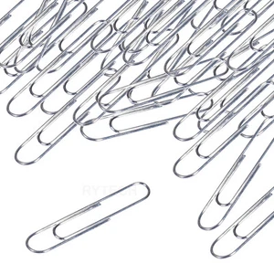 32mm Large Plain Paper Clips Polished Steel Office Filing Box Home Metal  - Picture 1 of 3