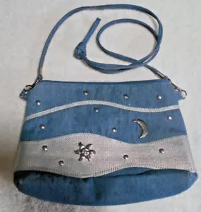 Touch U.S.A. Purse with Sun, Moon & Stars Design - Picture 1 of 2