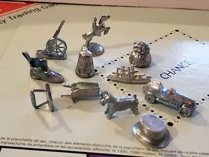 Set 11 Monopoly Spiel Ersatz Token Teile - Bild 1 von 12