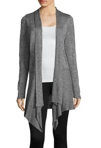 Neu mit Etikett Alyx Damen leichte Strickjacke vorne offen Pullover meliert grau Größe S - Bild 1 von 12
