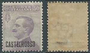 1922 CASTELROSSO BILDNIS 50 CENT POSTFRISCH ** - RF36-9 - Bild 1 von 1
