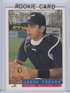 JORGE POSADA ROOKIE CARD 1993 Fleer Excel Baseball RC NEW YORK YANKEES! - Picture 1 of 2