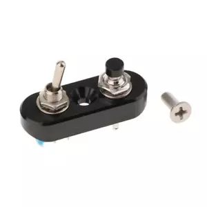 Motorbike Handlebar Double Control Start Button&Toggle Black - Bild 1 von 12