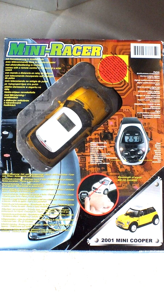 NewRay Mini Cooper 2001 1/32 die cast radiocomandata Perfetta in scatola - Immagine 1 di 4