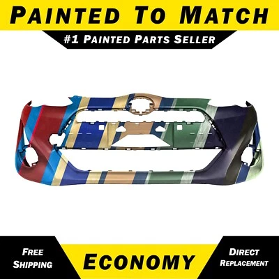 NEW Painted To Match - Front Bumper Cover Fascia for 2015 2016 Toyota Prius C Foto 1 de 4