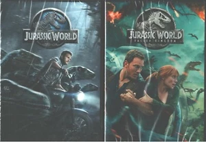 JURASSIC WORLD 1-2 Double-Fallen Kingdom-Chris Pratt-Bryce Dallas Howard-NEW DVD - Picture 1 of 1