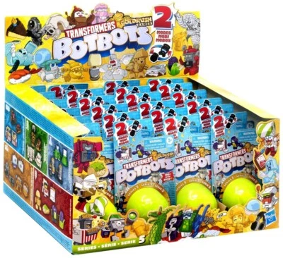 =Full Case: 24 Blind Boxes= Transformers BotBots Series 5 Gold Rush Optimus - Image 1 of 2