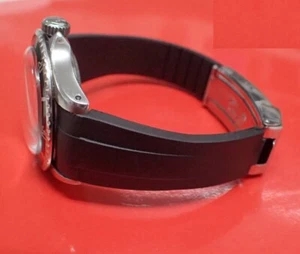 Genuine Rolex 78690 Clasp 20mm Rubber Strap Spring Bars Explorer II GMT Master - Picture 1 of 10