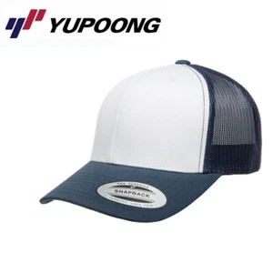 Yupoong Retro Trucker Cap Uni/One Size Navyblau Weiß
