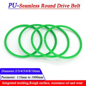 PU Solid Round Belt Polyurethane Close Loop Drive Belting Dia: 2/3/4/5/6/8/10mm - Picture 1 of 10