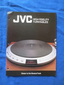 JVC QL-10 QL-8 QL-A7 QL-7 QL-5 QL-F4 QL-A2 Original Real Thing Brochure Catalog - Imagen 1 de 8