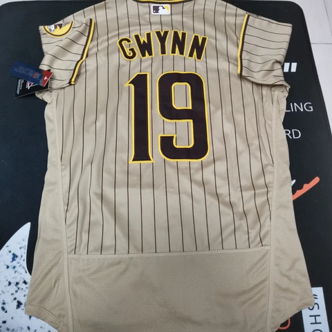 Tony Gwynn #19 San Diego Padres Tan Flex Base Stitched Jersey Pick Size Cover